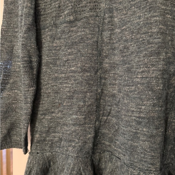 Free People Pullover Sweater Dress - Dark Teal, Cozy & Chic - Alpaca - Size XS - Picture 4 of 5